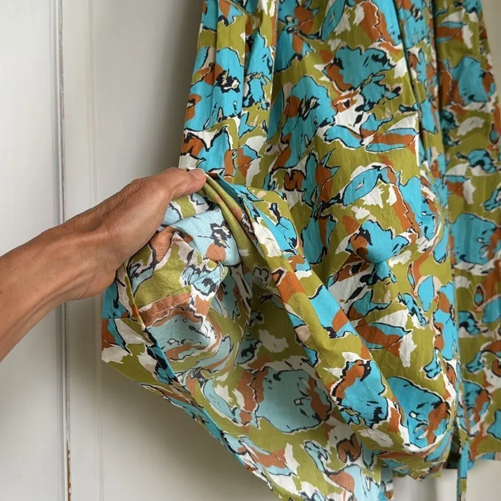 New Without Tag Pull On Cotton Skirt With Belt By Elizabeth James The Label